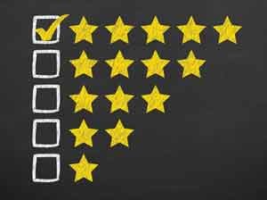 How important our online review stars?